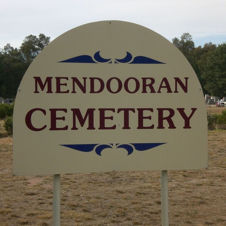 Sunday, 20 Sept 9-10AM MENDOORAN CEMETERY