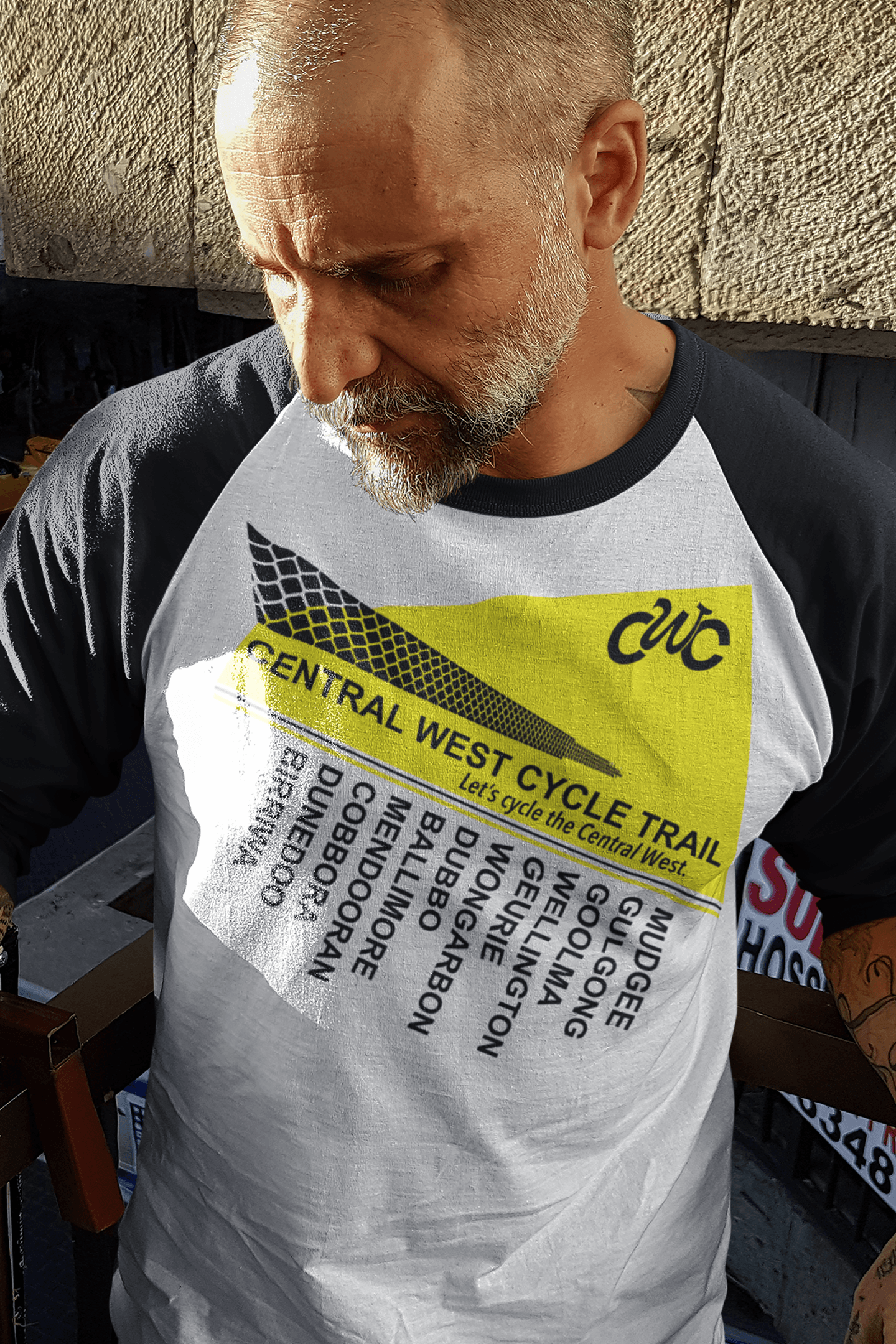 CWC Raglan T-Shirt – Central West Cycle Trail