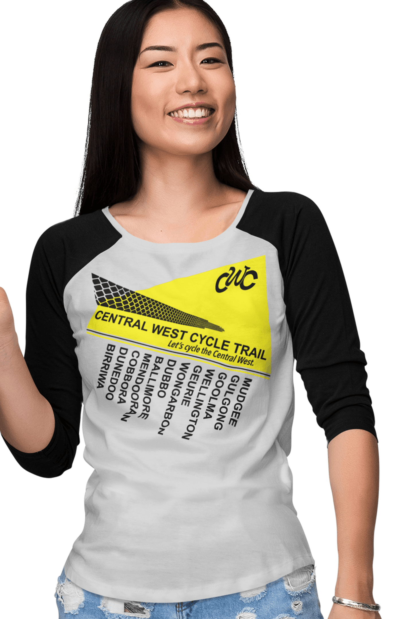 CWC Raglan T-Shirt – Central West Cycle Trail